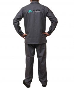 Customized Safari Suit Front & Back Branding back